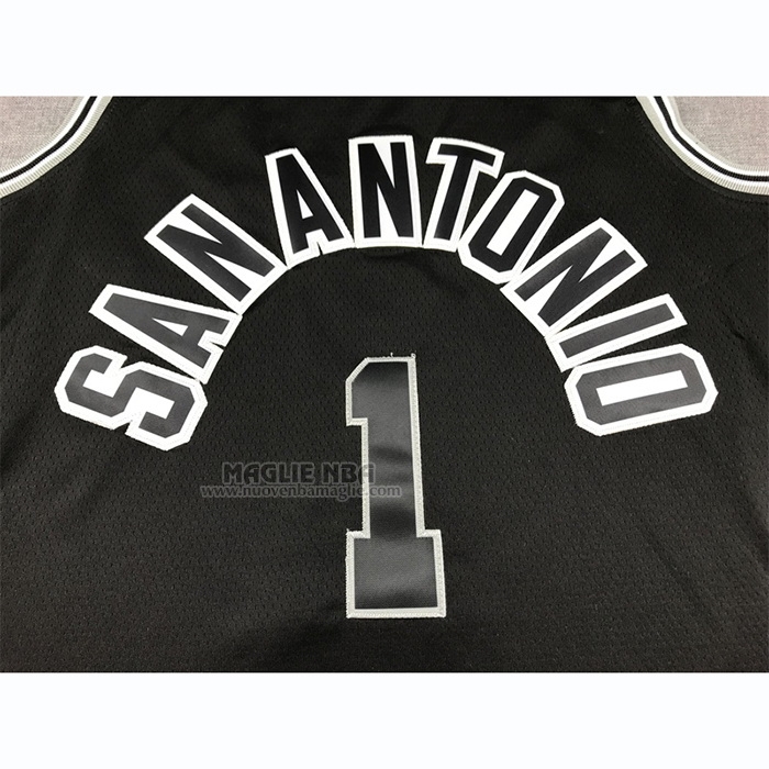 Maglia
 Victor Wembanyama NO 1 San Antonio Spurs Classic 2022-23 Nero
